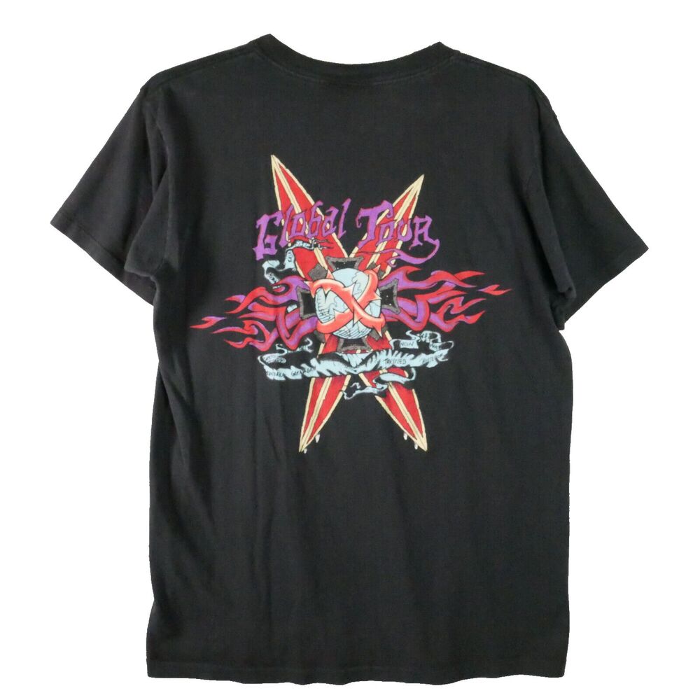 Utility Skate Brand Mens Size L Black T Shirt Short Sleeve Back Logo